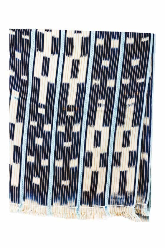 Check Light Blue White Fabric - Image 1