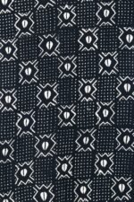White Designed Black Fabric - Image 2